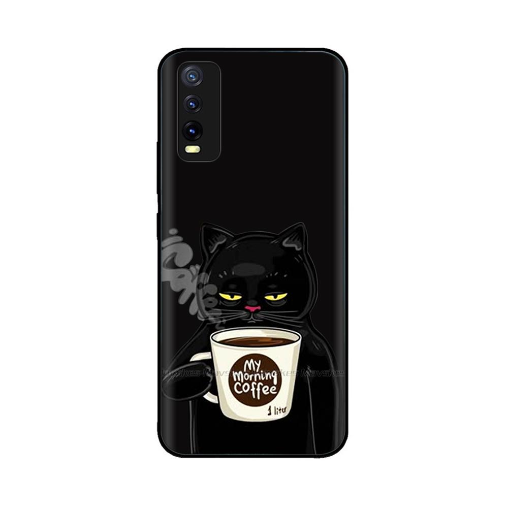 Pro Vivo Y20 Y20i Y20a Y20s Vivo Y11s Y12s Pouzdro na telefon Roztomilý Chránič fotoaparátu Zadní kryt Pro Vivo Y20 2021 V2027 Silikonové Fundas