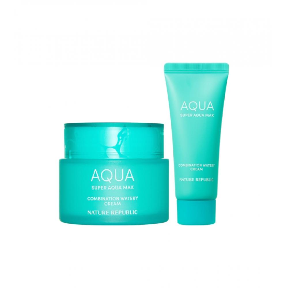 Nature Republic Super Aqua Max Combination Moisture Cream Special Set 120ml+40ml Single option ND0451