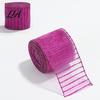Sparkly Ribbon for Presents Stripe Sequin Christmas Ribbon, Glitter Polyester Fabric Wide Craft Decorative Mesh Party Supplies Wrapping Ribbons Wreath
