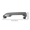 4 Pieces Door Handle with Keyhole Properly Fitting Exterior Aftermarket for Car Repair