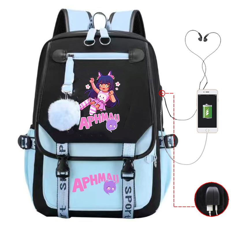 Cute Cartoon Junior High School Student Schoolbag Female Lightweight Large-Capacity Student Backpack