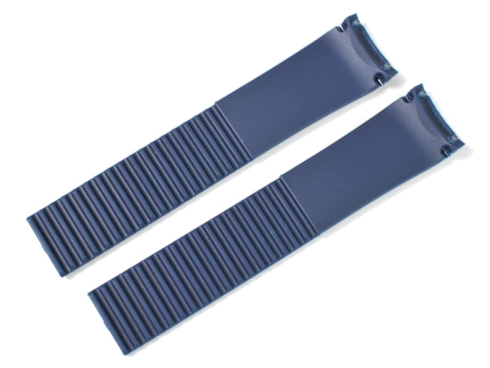 [Import King Original] Watch Parts Compatible with Patek Philippe Aquanaut Rubber Strap Aftermarket Part ref. 5167A, 5167R 2118mm Blue