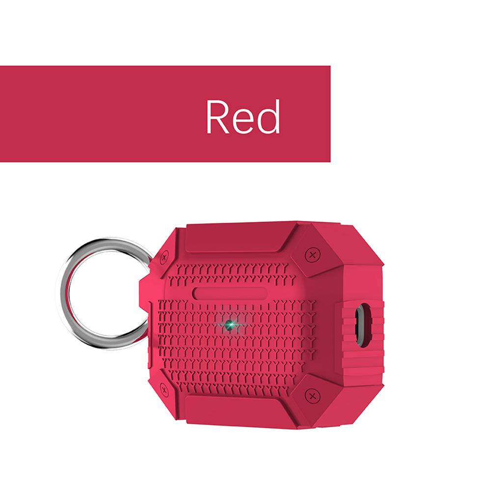 

Силиконовые чехлы для Airpods 3 Чехол для AirPods 1 2 Чехол для хранения Полное покрытие Новые для Airpods Pro 2022 Чехлы Mecha Anti-Drop Износостойкие Водонепроницаемые Airpods Pro 2 красный