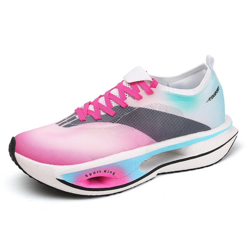 

Running Shoes for Men and Women, Mesh Carbon Plate Running Shoes for Men, Ultra-Light Sports Shoes for Couples 45