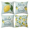 Lemon - Themed Home Blessing Pillow CoversLiving Room Sofa Cushion Cover, Soft and Comfortable, Bedroom Room Decoration