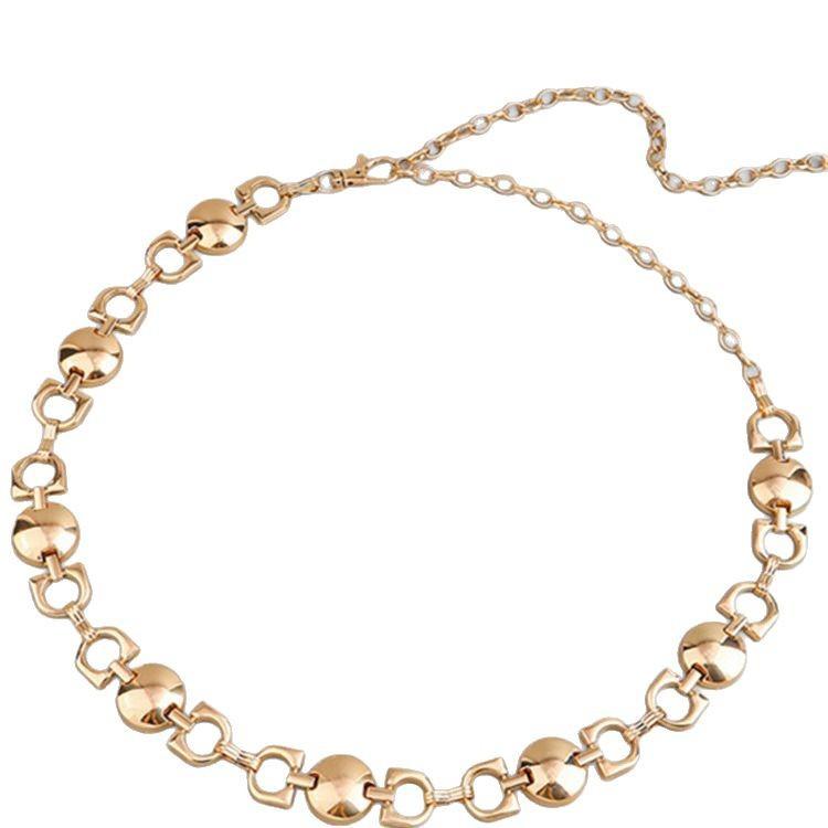 Metal Waist Chain Accessories Dress Premium Sense Waist Skinny Belt Women'S Suit Hanfu Chain