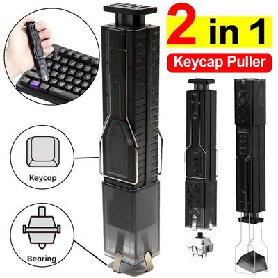 Mechanischer Tastaturschalter-Auszieher Tastenkappen-Entferner 2-in-1-Werkzeug Einfache Reinigung für Gamer Home-Office-Nutzung