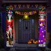 Day of The Dead Decoration Halloween Decoration Outdoor Door Hanging Flags Mexican Party Scary Accessorie Home Decor