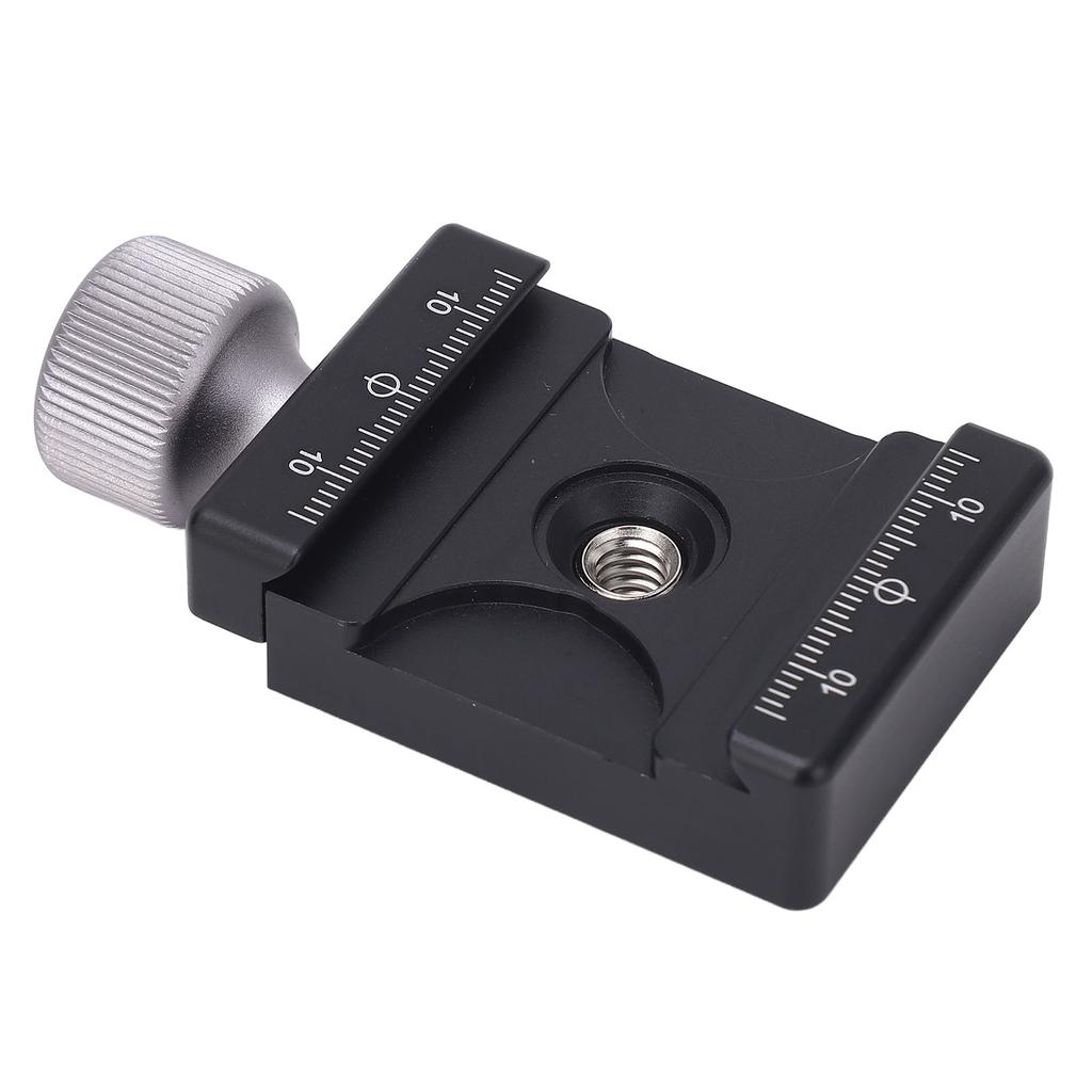 Clema Universală cu Eliberare Rapidă Aliaj Aluminiu Filet 1/4 inch 3/8 inch Caneluri Duble Anti-Alunecare Rapid