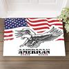 Puerto Rico Welcome Symbol Doormat - Cultural Non-Slip Floor Mat for Bedroom - Washable Holiday Home Decor Carpet Rug Mat