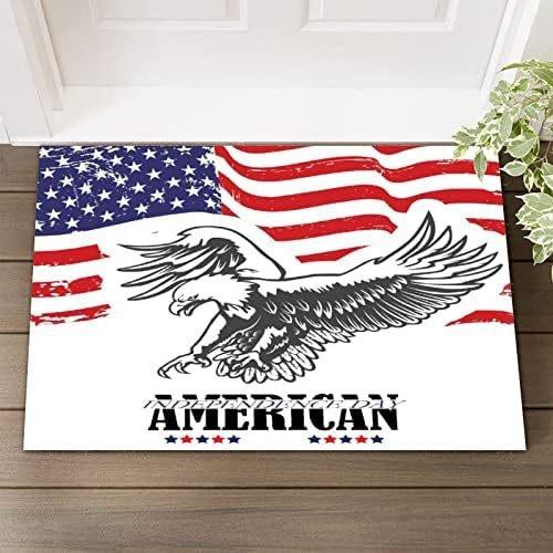 Puerto Rico Welcome Symbol Doormat - Cultural Non-Slip Floor Mat for Bedroom - Washable Holiday Home Decor Carpet Rug Mat