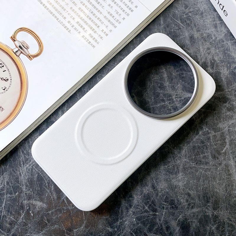 For Xiaomi Mi 17 Ultra Case Luxury Vegan Leather Magnetic MagSafe Protective Back Cover For Xiaomi Mi 17 15 14 Ultra Phone Shell