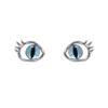 [Tong Ying Xinghui] Devil'S Eye Earrings Women'S Premium Sense Cool Sa Earrings Y2K Cat Eye Simple Niche Earrings