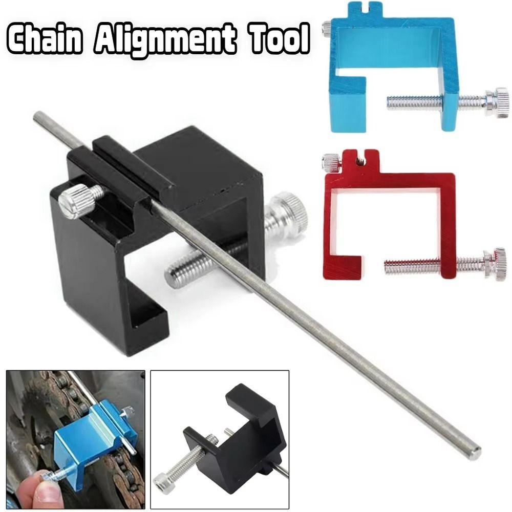 1Pcs Universal Motorcycle Chain Alignment Tool  For Motocross ATV Bike Sprocket Sport Dirt Bike
