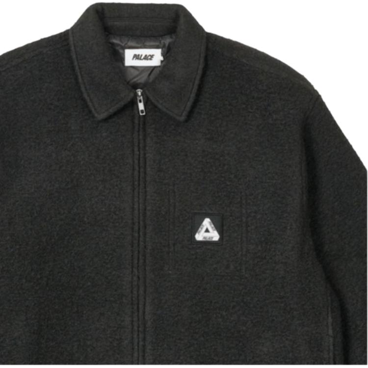 Palace Wooly Zip Jacket Black Unisex Outerwear P27SHT046