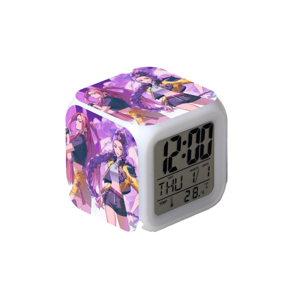 Colorful LED Night Light Alarm Clock Creative Holiday Gift For  Movie And TV