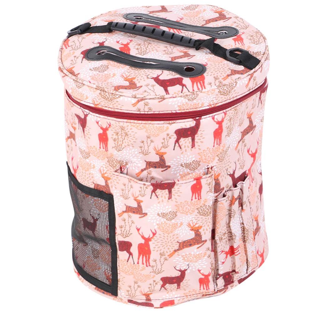 Lightweight Crochet Hook Case Large Barrel Storage Organizer Bag Sewing Tool Accessories