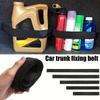 Cinto fixo de armazenamento de porta-malas de carro Nylon Extintor de incêndio Armazenamento Fixação Cinto Loop Strap Preto Organizador de porta-malas Cinta Acessórios para carro