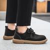 New Men's Casual Leather Shoes 2026 Retro British Style Big Head Shoes Soft Bottom Low Top Fashionable Versatile Men's Shoes