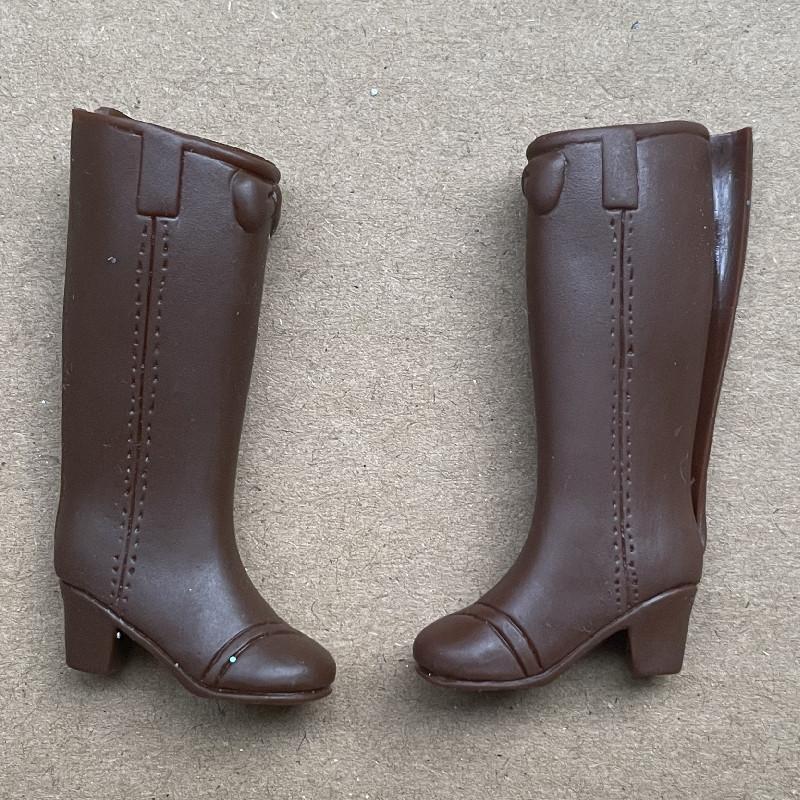 Doll Shoes High Heels Slope Heel Martin Boots Slipper Fashion Shoes for 1/6 FR/PP Doll DIY Doll Parts