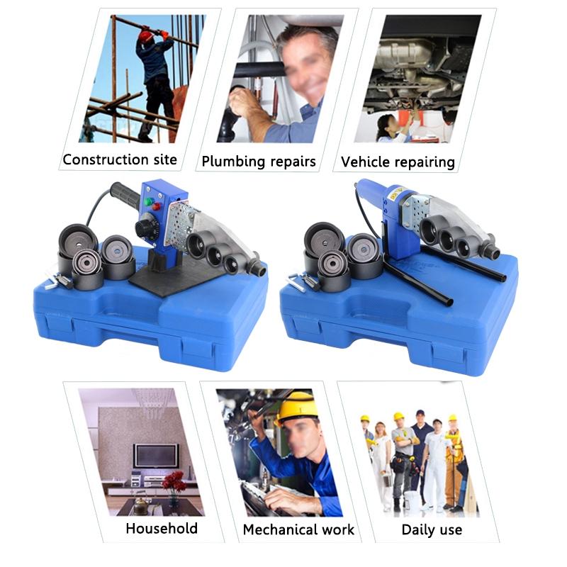 800W/1000W Electric Hot Welding Machine Heating Tool PPR PE PP Tube Pipe Welding Machine