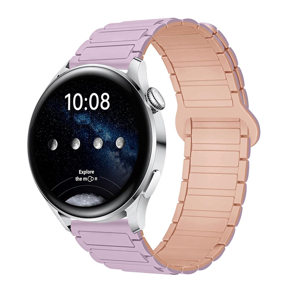 18mm 22mm 20mm Magnetic Silicone Strap For Samsung Galaxy Watch 7 6 5 4 44mm 40mm Sports Band For Galaxy Watch 4 6 Classic 47mm Huawei GT 4/5/6 41mm
