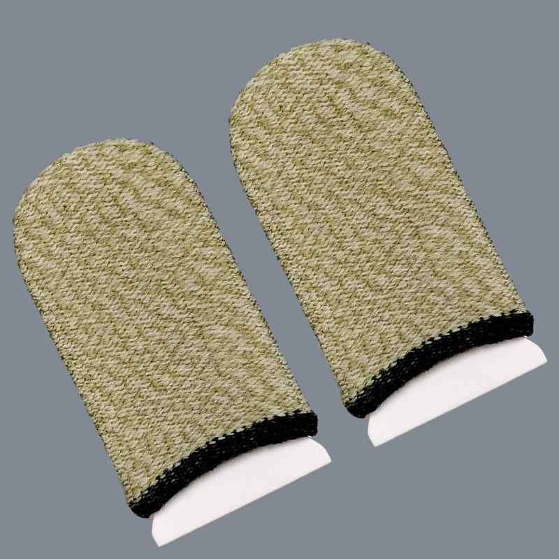 Ultradünne kabellose Gaming-Fingerlinge aus Silberfaser - Schweißfestes Doppelstück für Mobile Gaming