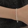 925 Silver Twisted Vine Chain Bracelet