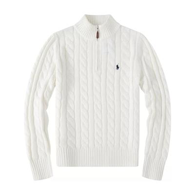 BeatStreet Reißverschluss Strickpullover für Paare Damen Stickpullover Herren Zopfmuster Kragen Design Lässige Mode Urbaner Stil