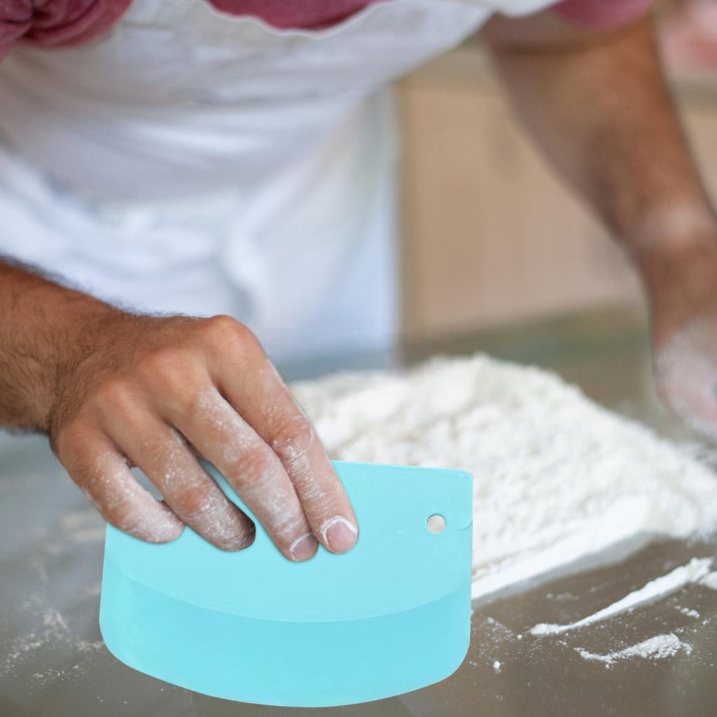 Harter Teigschaber – Brotwerkzeuge in Premiumqualität für das Backen zu Hause, Teigschaber mit Verwendungszweck – Ergonomische Schüsselschaber aus Kunststoff für Ihre Küche