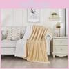 Plush Fleece Blanket With Double Layer Warmth For Winter Comfort