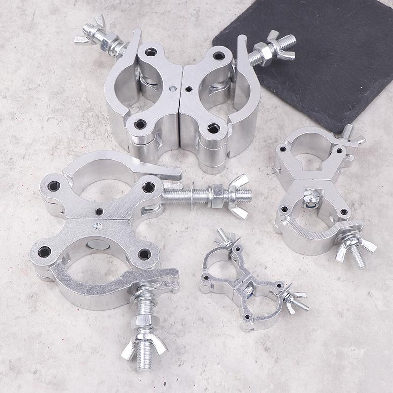 Aluminum Alloy Double Ring Buckle Stage Lights Clamp Clip Bracket 18-21Mm 38-52Mm Light Clamps Quick Release Lamp Hanger Hooks