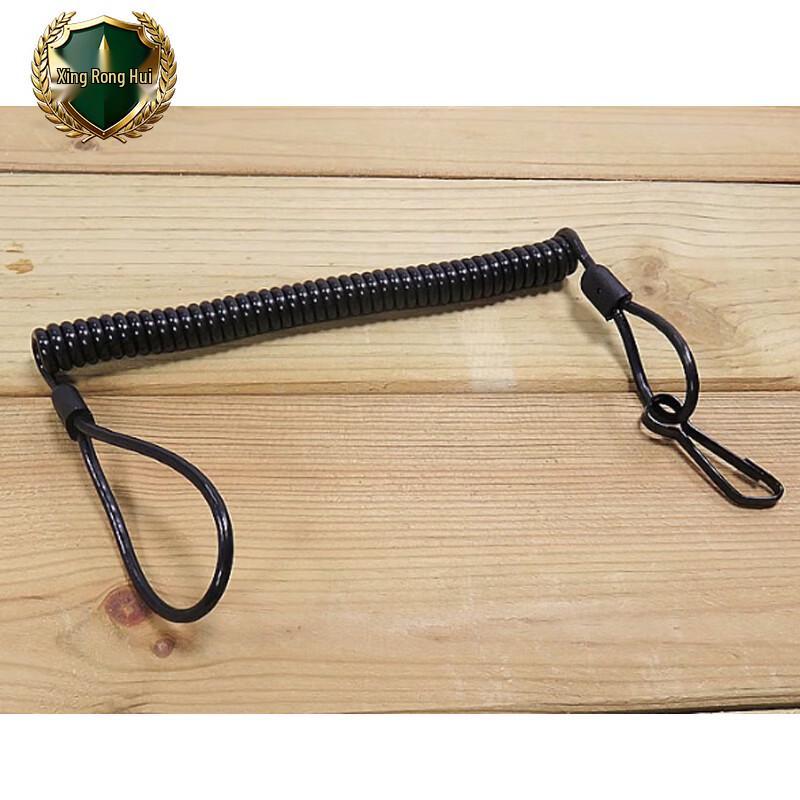 Tactical Retractable Kevlar Gun Lanyard