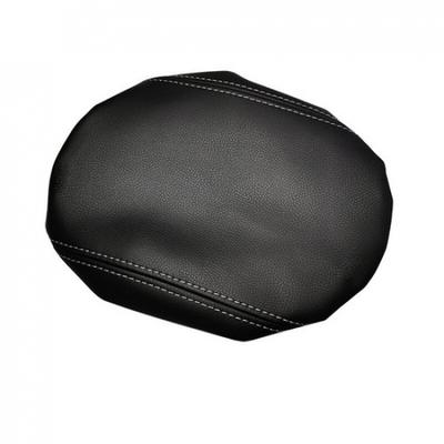 For Honda Civic 9th Gen Center Armrest Box Leather Cover Black with White Line