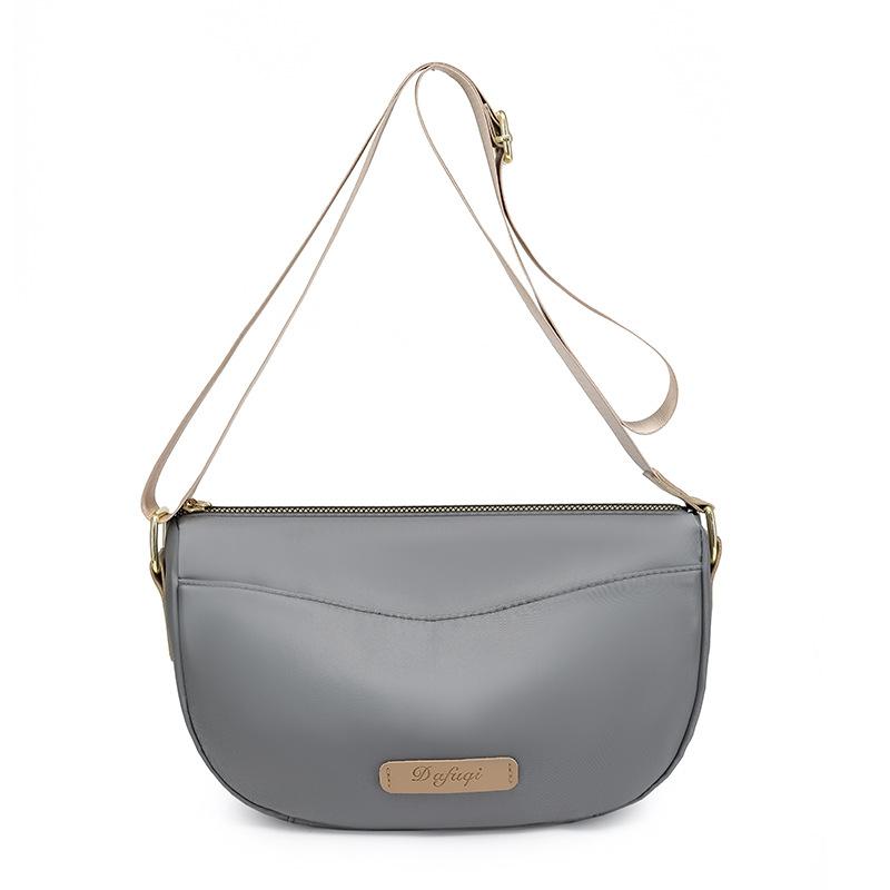 Borsa a Spalla Casual da Donna Tendenza Monocolore Oxford Impermeabile Semplice All Stylish Borsa a Tracolla