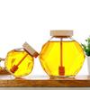 Hexagonal Glass Honey Jar: Sealed Caviar Portioning and Kitchen Storage Bottle
