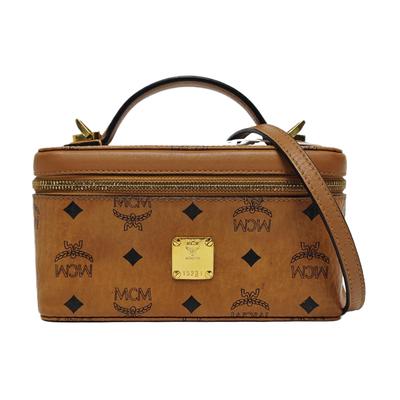 [Gebraucht] Rockstar Visetos Monogram Abnehmbarer Schultergurt Leder Box Tasche Kosmetiktasche Umhängetasche Crossbody Tasche Handtasche - Sehr Gut #YW71AQ