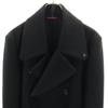 Paul Smith Light Melton Pea Coat L Black P Coat Men's Used