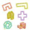 5Pcs/Set Track Toy Wacky Flexibility Changing Foldable Good Forms Snap Click Fidget Sensory