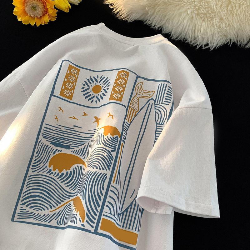 

Summer New Collection Unisex T Shirt Unisex Women Tops Graphic Tee Printing Korean Oversized Shirt Drip Clothing Y2k Clothes Unisex 4XL
