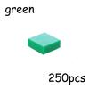 Non-Toxic 250Pcs 3070 1X1 Bricks Flat Tile Moc Assemble Particles Smooth 1*1 Building Blocks Diy Educational Creative Parts Toy For Kids