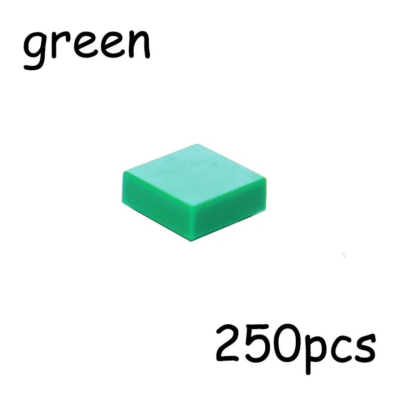 250 PIÈCES 3070 Briques 1x1 Tuile Plate MOC Particules d'Assemblage Lisse 1*1 Blocs de Construction DO-IT-YOURSELF Apprentissage-