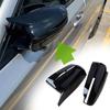 2x FOR BMW G30 G20 2017~20 M STYLE GLOSSY BLACK REAR SIDE WING MIRROR COVER CAP