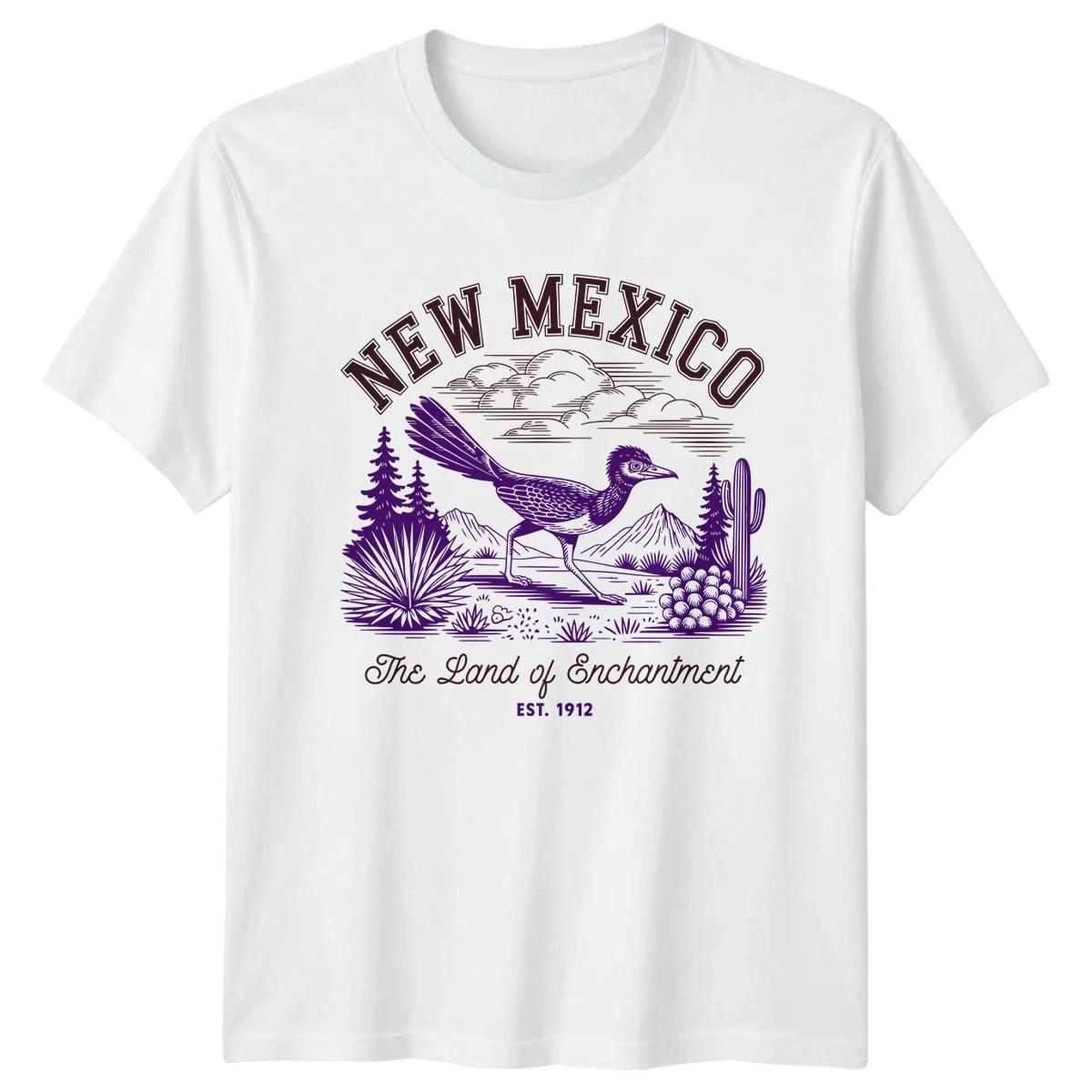 New Mexico Roadrunner The Land Of Enchantment Est 1912 Locations Men Women Tee XS