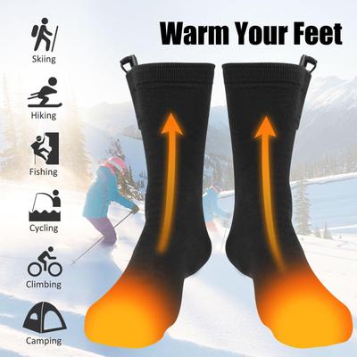 USB Beheizte Socken Winter Thermisch Elektrischer Fußwärmer Schnelle Erwärmung Konstante Temperatur Kältefest für Skifahren Outdoor-Sport