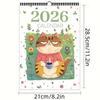 Cats Calendar 2026 Wall Arts 12 Monthly Planner Birthday Christmas New Year Gift
