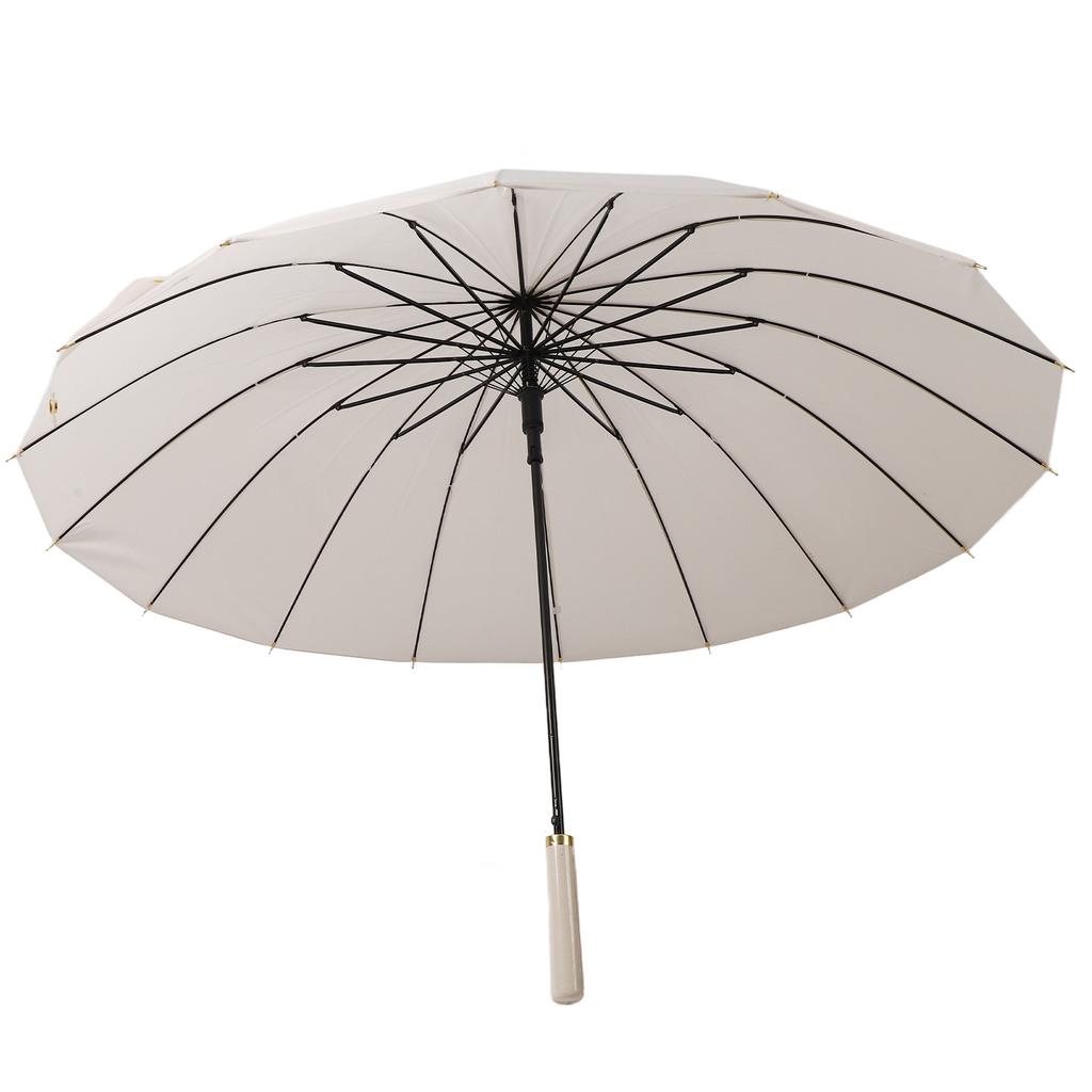 Large Umbrella Automatic Open 16 Ribs Waterproof with Cover Long Straight Handle Strong Umbrella