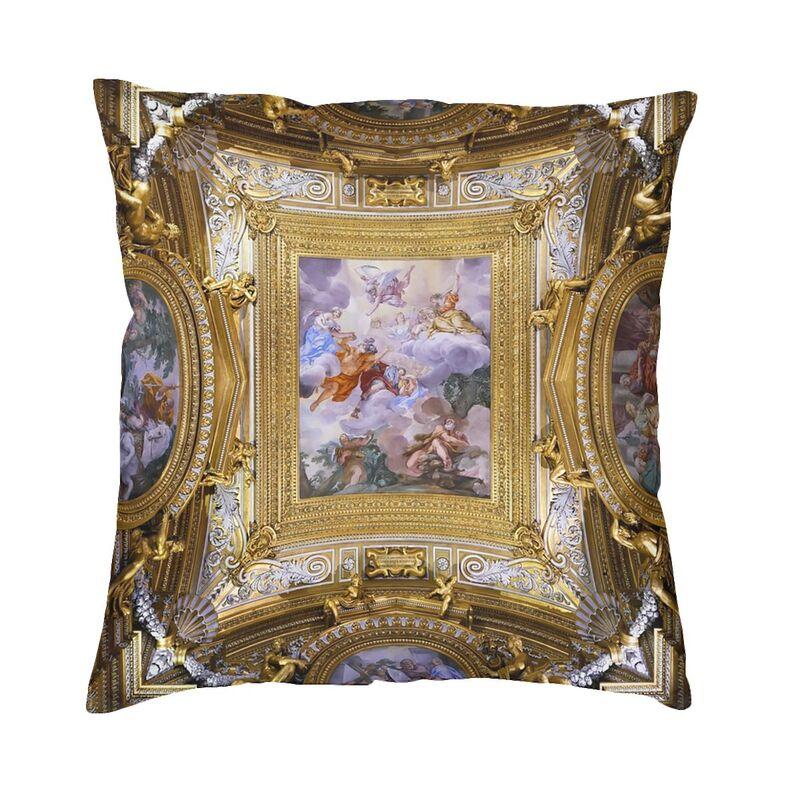 Luxury Via Triumphalis Of Saint Benedict Cushion Cover x Soft Baroque Throw Pillow Case Sofa Square Pillowcase Decoration