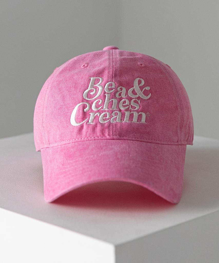 Bichiseuaenkeulim Original Logo Pigment Ball Cap-Pink