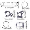 Exhaust Gas Recirculation E-GR Gasket Set for Mercedes-benz W204 W205 W212 W221 W222 Replace V30-60-91315
